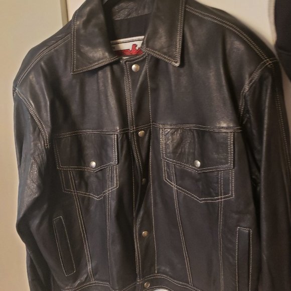 Boy London Vintage Leather Jacket. - Picture 3 of 5